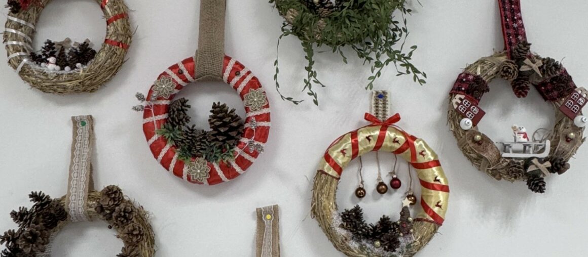 Couronnes de Noël en SEGPA