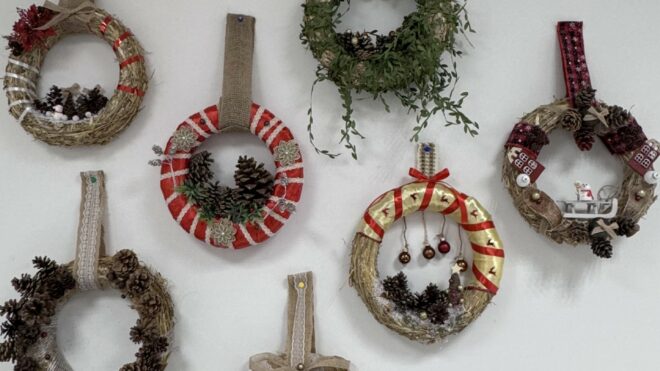 Couronnes de Noël en SEGPA