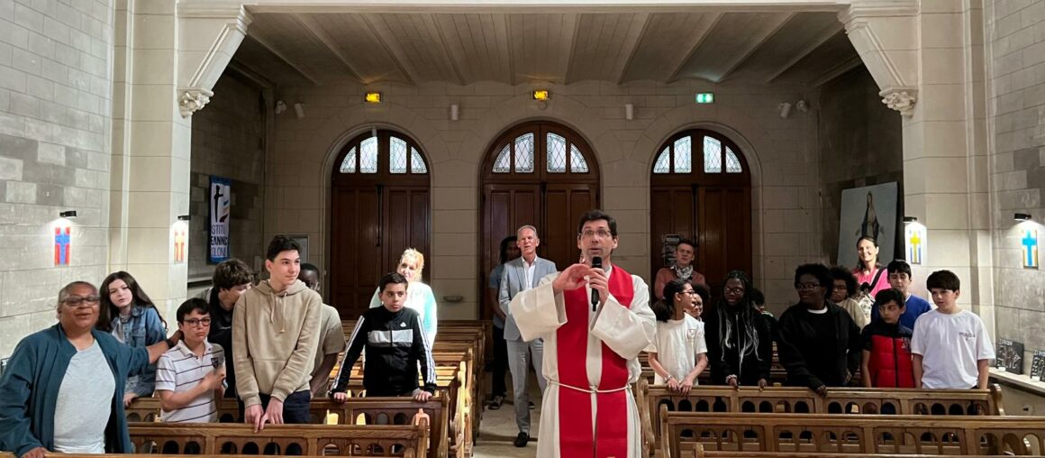 5è Collège Segpa, Inauguration et bénédiction du chemin de croix