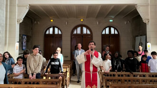 5è Collège Segpa, Inauguration et bénédiction du chemin de croix